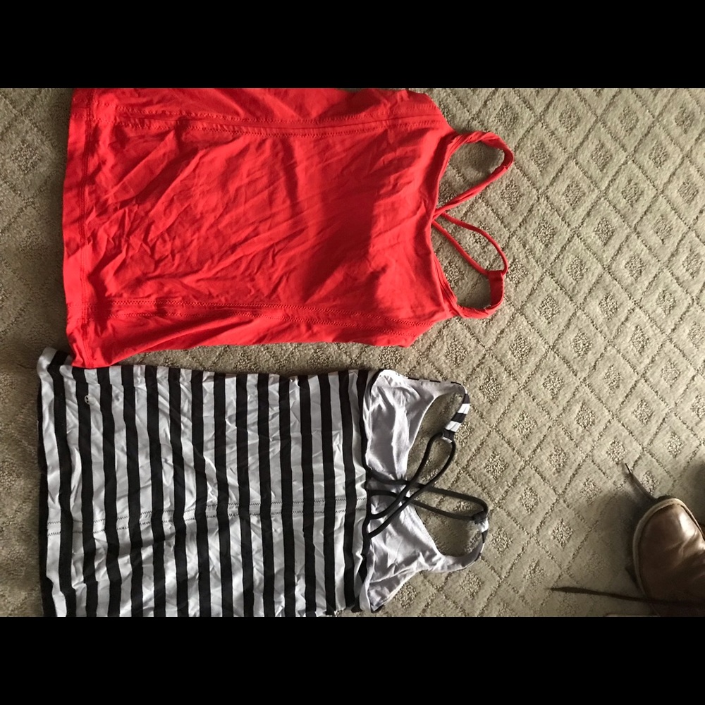 Lululemon tank tops size 4